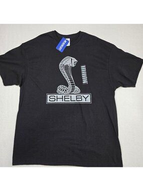 Shelby Mustang 2XL Mens T-Shirt Black Licensed NEW